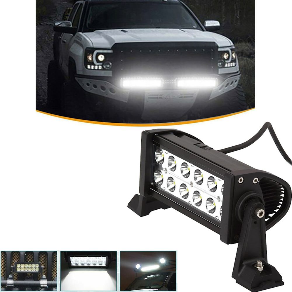 Off Road Sis Farı Tavan Tampon Led Bar 18CM 12Led 36W 12 Vol -30 Volt Arası